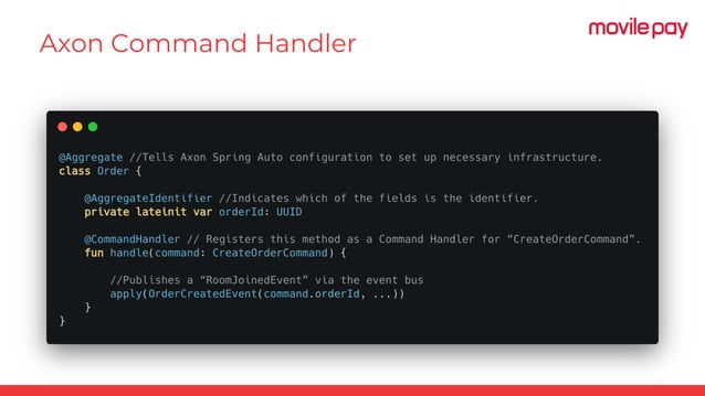 CQRS and Event Sourcing with Axon Framework | PPT