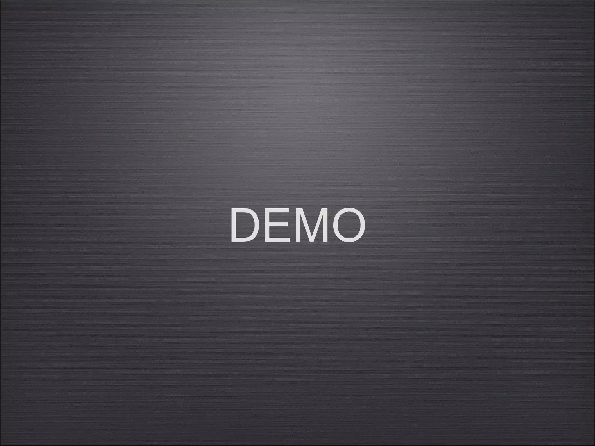 DEMO
 