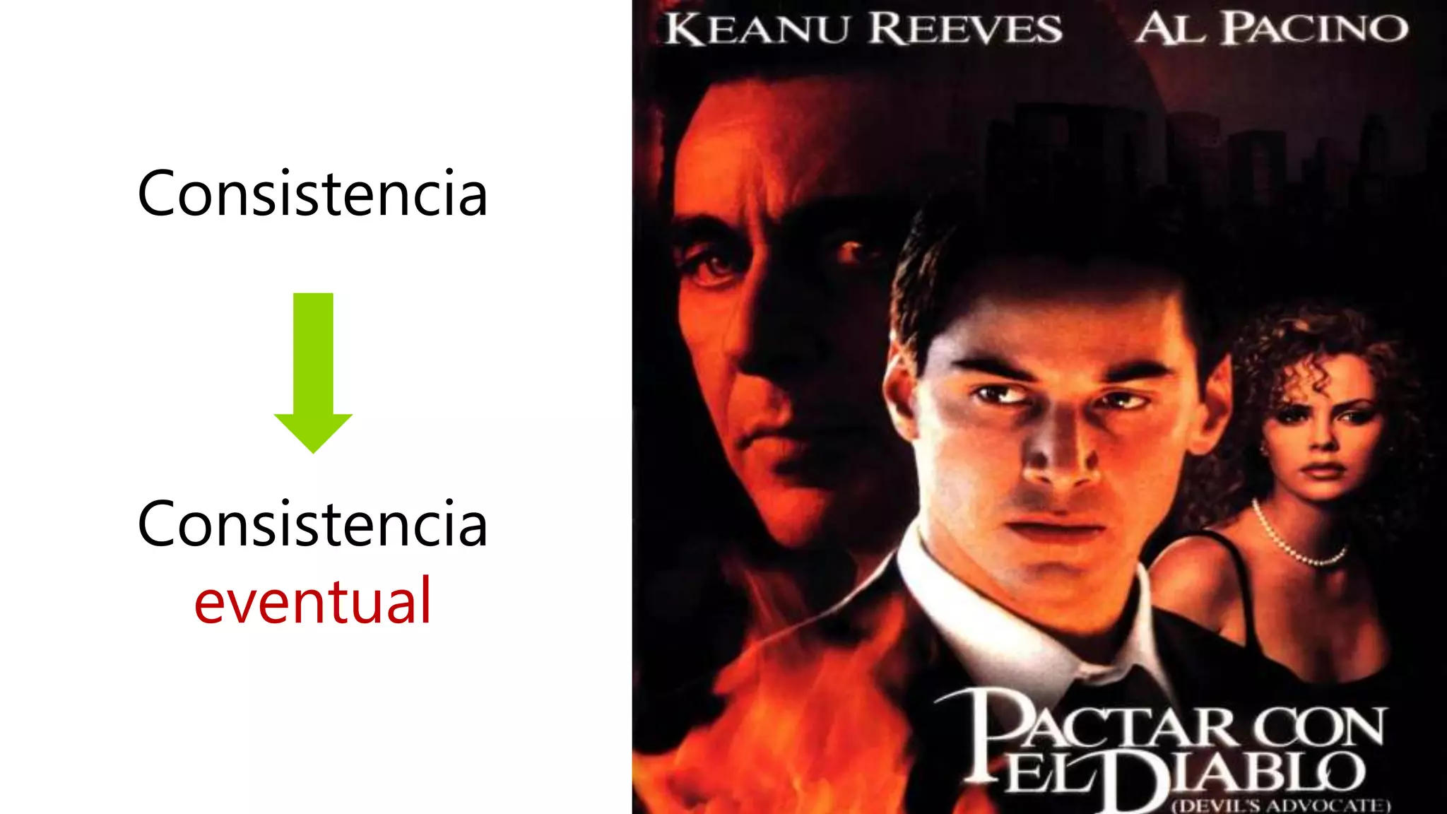 Consistencia




Consistencia
 eventual
 