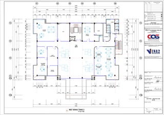 WC MEN
WC WOMEN
R2
800
1400
+4.200
SẢNH
(LOBBY)
SEVER
VICE GENERAL
DIRECTOR
(P.PHÓ TỔNG)
PHÒNG IT
(IT ROOM)
CCTV
QC ROOM
(P.QLCL)
H.R ROOM
(P.NHÂN SỰ)
PURCHASING
(P.THU MUA)
IMPORT-EXPORT
(P. XNK)
SECURITY
(P.AN NINH)
SALES
(P.KINH DOANH)
1
3
5
7
9
11
13
15
17
19
21
23
25
up
down
1
3
5
7
9
11
13
15
17
19
21
23
25 up
down
LẦN NỘI DUNG PHÁT HÀNH
NGÀY
PHƯƠNG ÁN -
V
Ă
N
P
H
Ò
N
G
N
H
À
M
Á
Y
C
H
Ế
T
Ạ
O
C
Ô
N
G
N
G
H
Ệ
C
.
Q
.
S
BỘ MÔN -
KIẾN TRÚC - ARCHITECTURE
LOẠI
HỒ
SƠ
HỒ SƠ ĐẤU THẦU -
THIẾT KẾ CƠ SỞ -
THIẾT KẾ THI CÔNG -
DỰ ÁN -
TÊN BẢN VẼ -
HẠNG MỤC -
07/2022
THIẾT KẾ KỸ THUẬT -
CHỦ ĐẦU TƯ -
CHỦ TRÌ THIẾT KẾ -
GIÁM ĐỐC -
THIẾT KẾ 1 -
KIỂM TRA -
KTS. TRẦN HOÀI ANH
KTS. NGUYỄN THỊ THÚY
档案
次数 发行内容
日期
HOÀN THÀNH
完成日期
TỶ LỆ
比例
SỐ HIỆU BẢN VẼ
圖號
TỔNG THẦU -
ĐỊA CHỈ: TẦNG 2-4, TÒA B - KDTM KIM VĂN - KIM LŨ, QUẬN HOÀNG MAI, HÀ NỘI
-
-
C
Ô
N
G
T
Y
C
Ổ
P
H
Ầ
N
Đ
Ầ
U
T
Ư
V
À
X
Â
Y
D
Ự
N
G
V
I
N
A
2
-
C
Ô
N
G
T
Y
C
Ổ
P
H
Ầ
N
Đ
Ú
C
C
H
Í
N
H
X
Á
C
C
.
Q
.
S
M
A
Y
'
S
中譽精密壓鑄股份有限公司
VINA2號投資及建設股份公司
越南河內市黃梅郡金江坊金文金呂新城區B東2-4樓
方案
投标资料
初步设计
施工设计
技术设计
工程
業主
總包
部門
圖檔名稱
項目
設計主任
經理
1 設計師
檢查
KTS. TRẦN HOÀI ANH
THIẾT KẾ 2 - 2 設計師
建築
ĐỊA CHỈ: SỐ 9, KCN HỐ NAI, XÃ HỐ NAI 3, HUYỆN TRẢNG BOM, ĐỒNG NAI.
地址：...................................................................
ĐỊA CHỈ: SỐ 9, KCN HỐ NAI, XÃ HỐ NAI 3, HUYỆN TRẢNG BOM, ĐỒNG NAI.
地址：...................................................................
7000
6550
7000
900
20550
1500
1500
23550
5700
12150
5700
7000
6550
7000
900
20550
1500
1500
23550
5700
12150
5700
8000 4700 4800 4700 8000
1400 30200 1400
33000
Y1
Y2
Y1A
Y3
Y4
Y1
Y2
Y1A
Y3
Y4
X1 X2 X3 X4 X5 X6
1
MẶT BẰNG TẦNG 2
TỶ LỆ 1/150
5000 23000 5000
5000 4250 1275 11950 1275 4250 5000
33000
5900
1600
Y1B
7500
5900
1600
Y1B
7500
1975 1600 4800 1600 1975 1275
1275
450
900
450
2400
1500
501
2099
200
2225
2100
1200
900
1200
700
1500
500
450
500
450
500
1800
1450 2100 1450 1650 2100 400
500
1050 2100 950 500 4500 500 950 2099 1050
500
400 2100 600
750
300 1800 1200 2000
600
600
900
600
675
600
650
600
475
300
1200
1850
1200
4800
200
2099
500
4350
900
450
475
550
1350
500
450
500
450
500
1250 487 3275 487 1275 1275 488 3275 487 1250
500
450
500
450
500
1350
11950
 