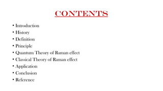 C&Q THEORY OF RAMAN effect Chemistry 1st sem.pptx