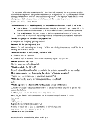 C interview questions | PDF