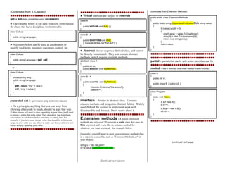 C# quick ref (bruce 2016) | PDF