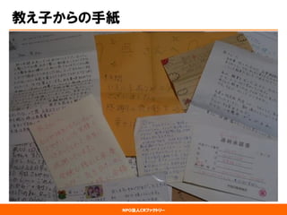 NPO法人CRファクトリー 
教え子からの手紙  
