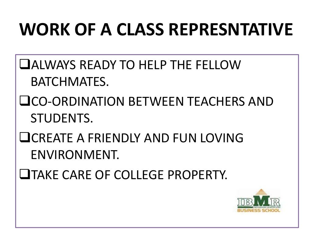 essay on class representative