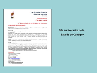 90e anniversaire de la
Bataille de Cantigny
 