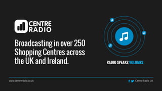 Centre Radio : Radio Speaks Volumes