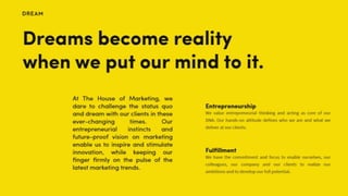 Discover The House of Marketing as your future employer