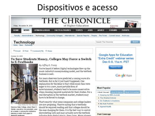 Dispositivos e acesso
