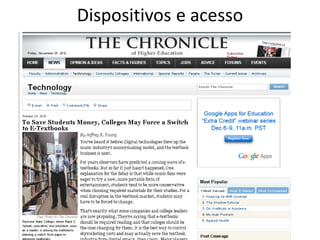 Dispositivos e acesso
 