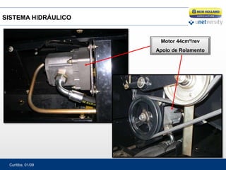 Curitiba, 01/09
Motor 44cm³/rev
Apoio de Rolamento
SISTEMA HIDRÁULICO
 