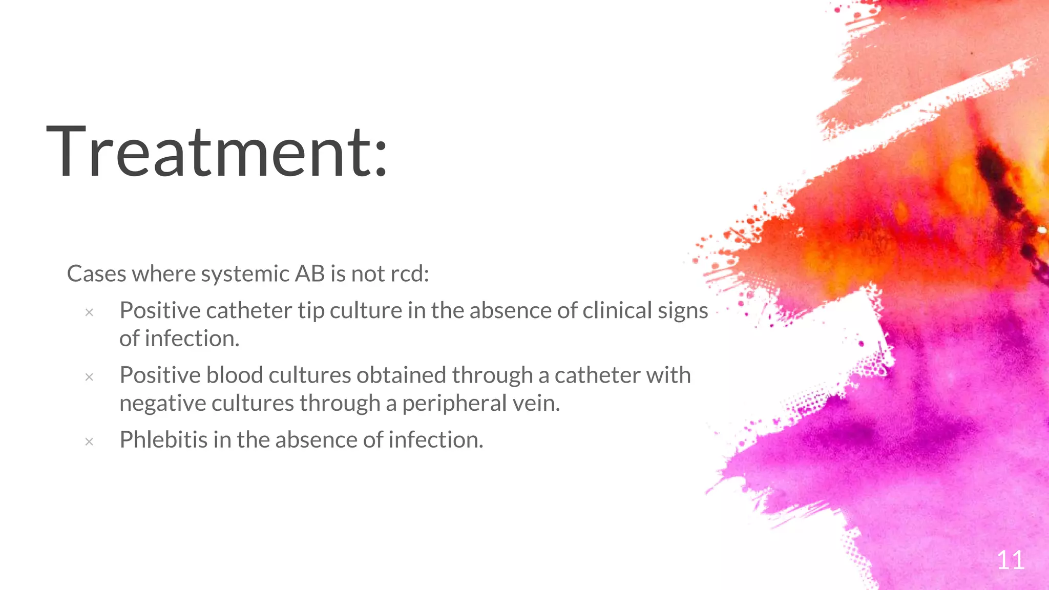 Obsense Infection catheter related blood stream infection | PPTX