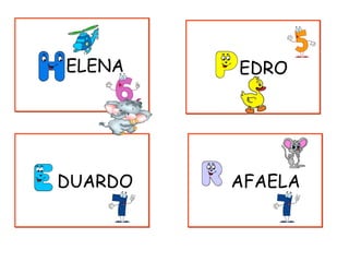 ELENAELENA EDROEDRO
DUARDODUARDO AFAELAAFAELA
 