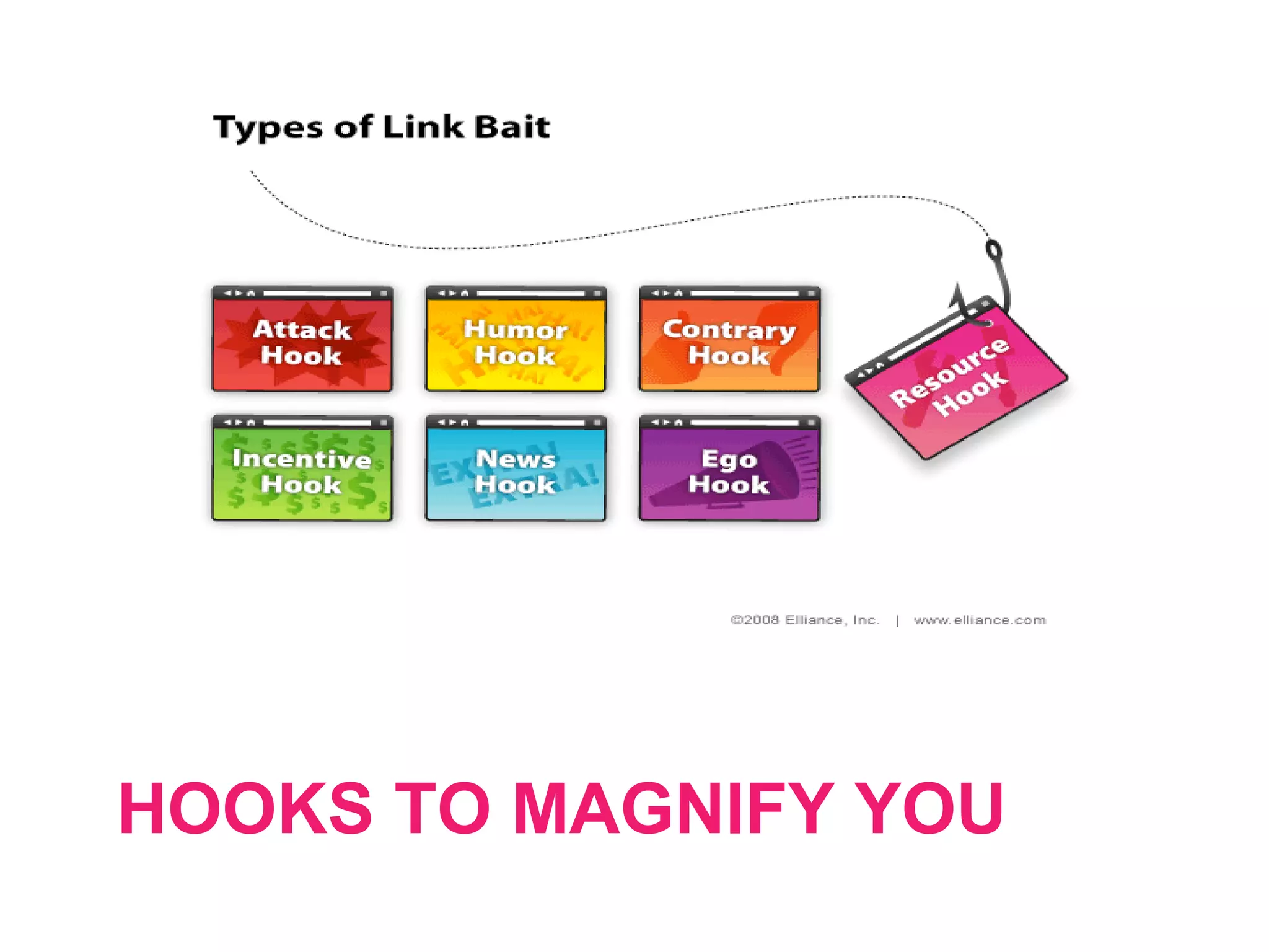 HOOKS TO MAGNIFY YOU
 