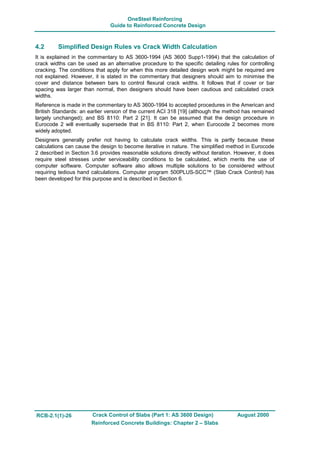 Crack control of slabs design booklet | PDF