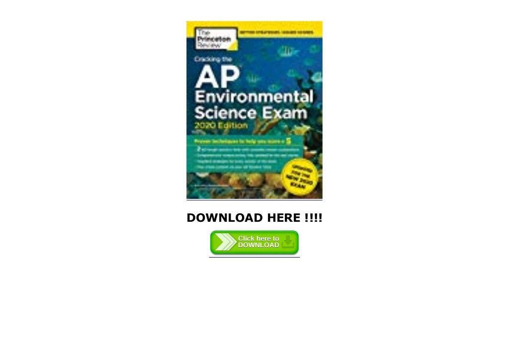 Ebooks download Cracking the AP Environmental Science Exam, 2020