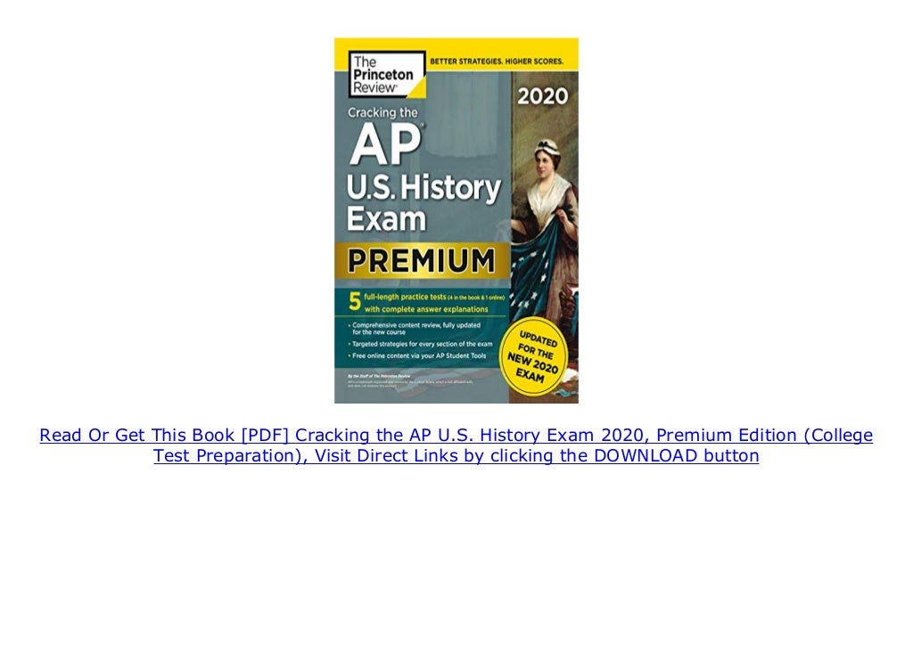 [PDF] Cracking the AP U.S. History Exam 2020, Premium Edition (College