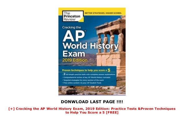 Cracking the AP World History Exam, 2019 Edition: Practice ...