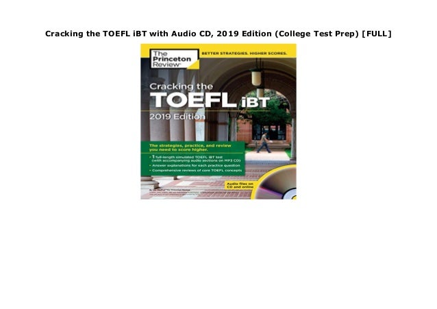 How to crack toefl ibt book How to crack toefl ibt book