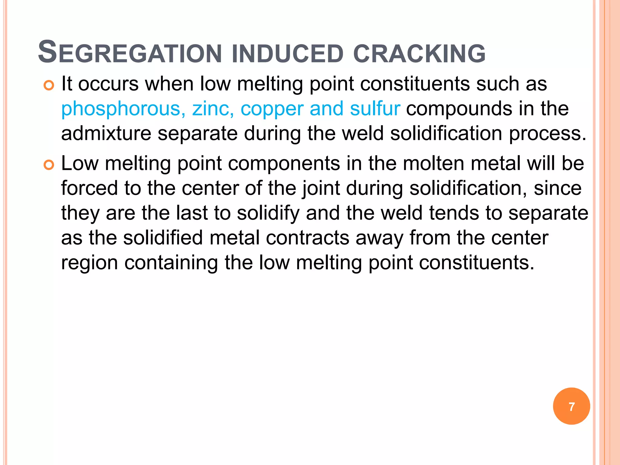 Cracking phenomena in welding | PPTX