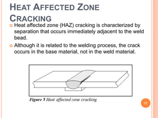 Cracking phenomena in welding | PPTX