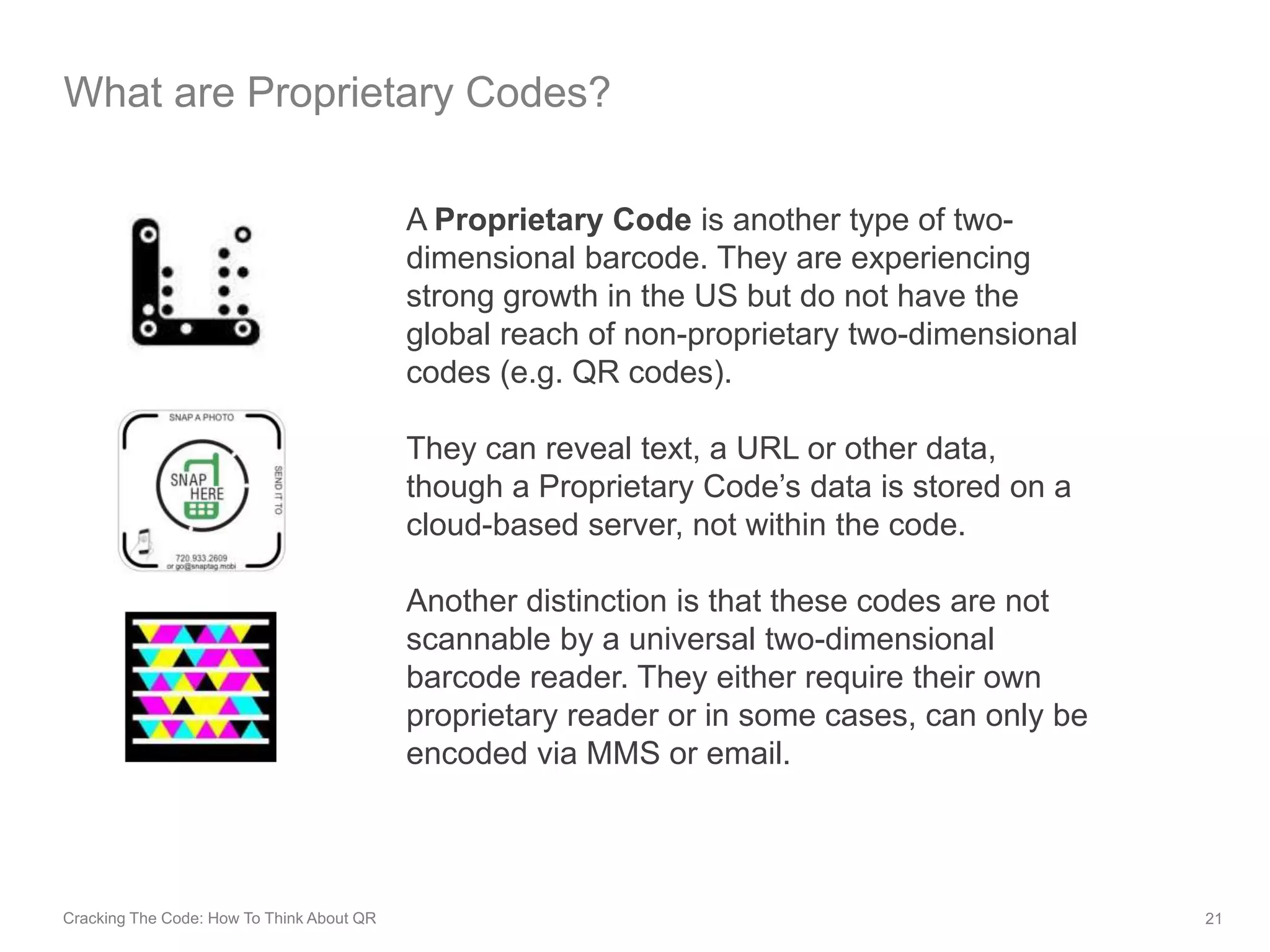 Evolution of Proprietary Codes