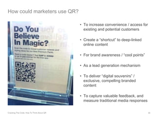 Cracking the Code: How to Think about QR Codes