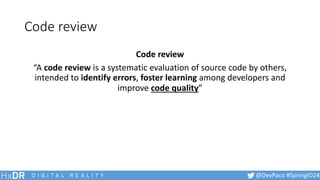 Coding Course Spring Review Cracking the code review at SpringIO 2024 | PDF