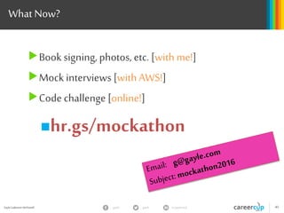 Gayle Laakmann McDowell 40gayle in/gaylemcdgayle
(C)Do it yourself
Findpermutationsof swithinb
 