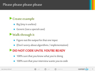 Cracking the Coding Interview - 7 steps - Udacity | PPTX