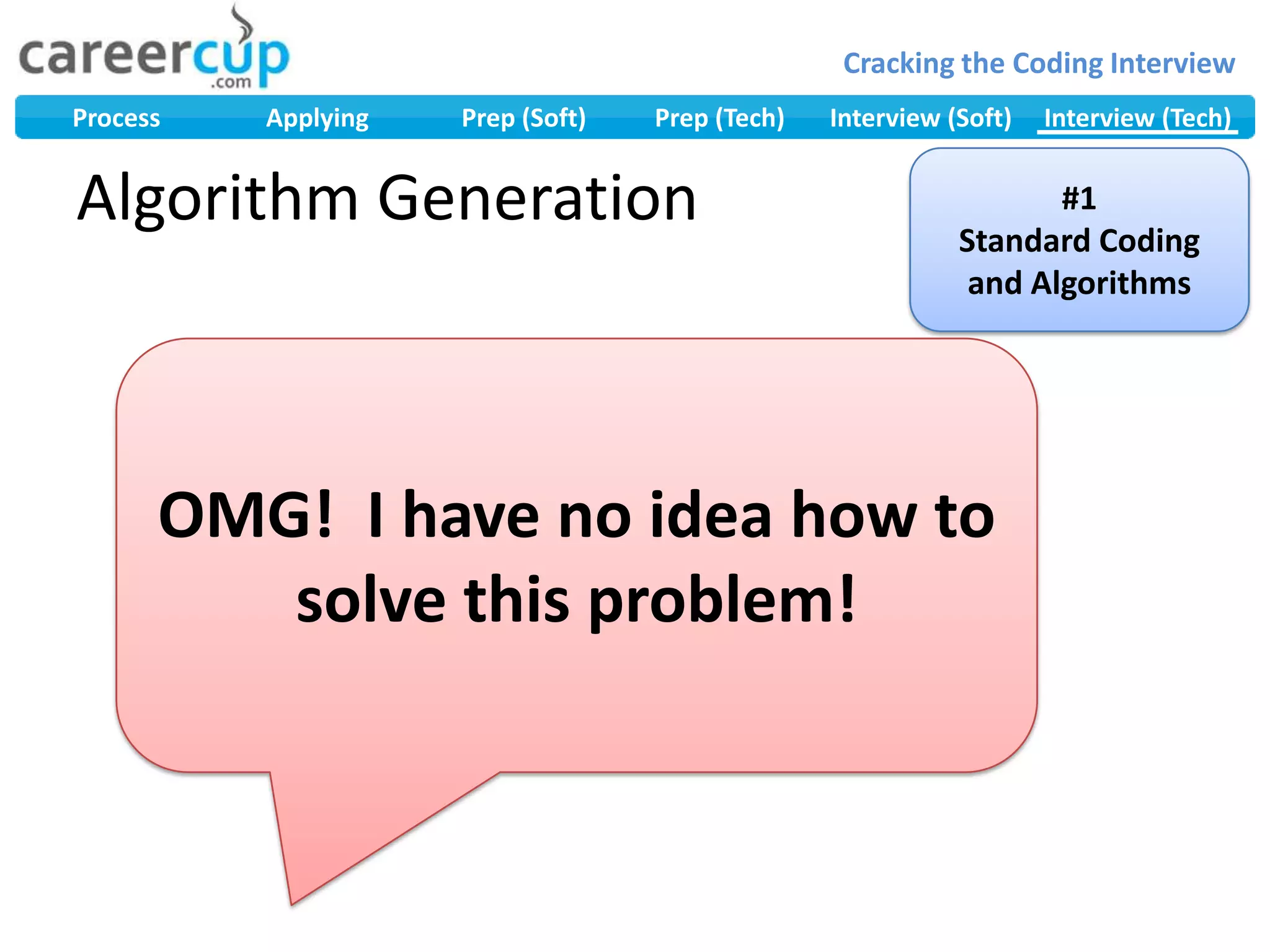 Algorithm Generation#1Standard Coding and AlgorithmsOMG!  I have no idea how to solve this problem!