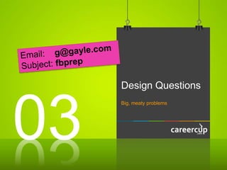 gayle in/gaylemcdgayle 13
z
Gayle Laakmann McDowell
What
about
YOU?
Be PASSIONATE
Be KNOWLEDGEABLE
Be a GOOD TEAMMATE
 