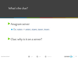 Solving Algorithms
How to… attempt to solve a hard problem
 