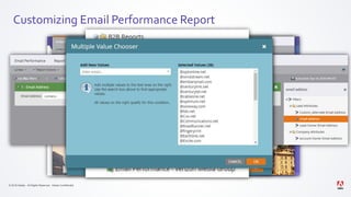 © 2019 Adobe. All Rights Reserved. Adobe Confidential.
Customizing Email Performance Report
 