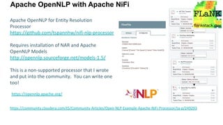 Apache OpenNLP with Apache NiFi
 
