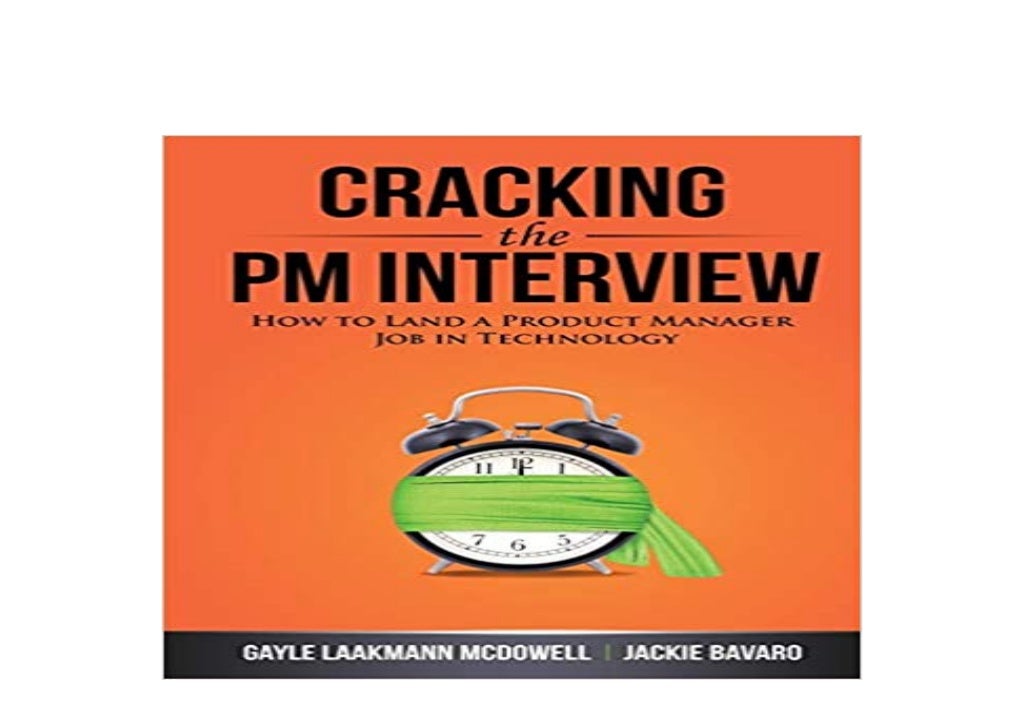 BOOK_PAPERBACK Cracking the PM Interview How to Land a Product Manager