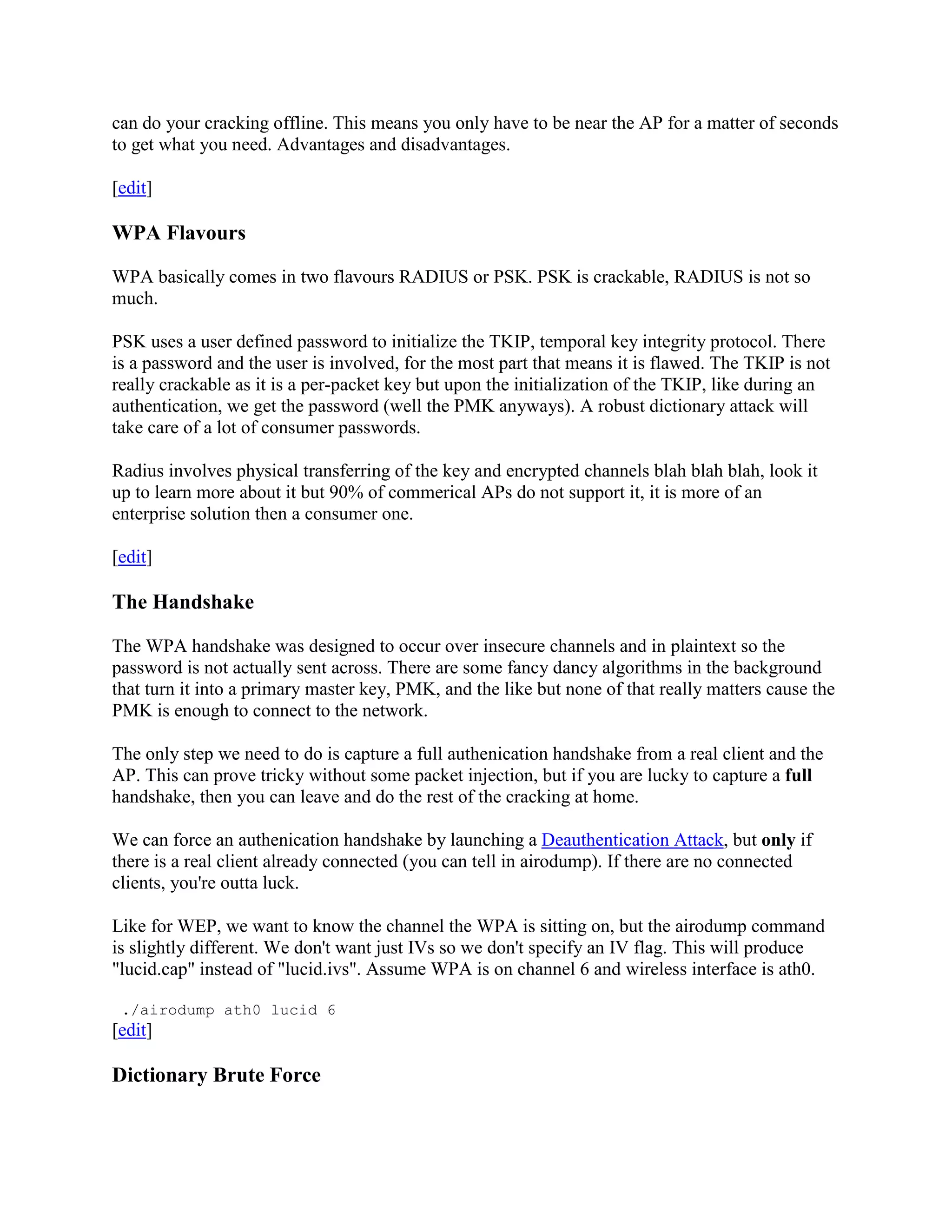 Cracking Wep And Wpa Wireless Networks