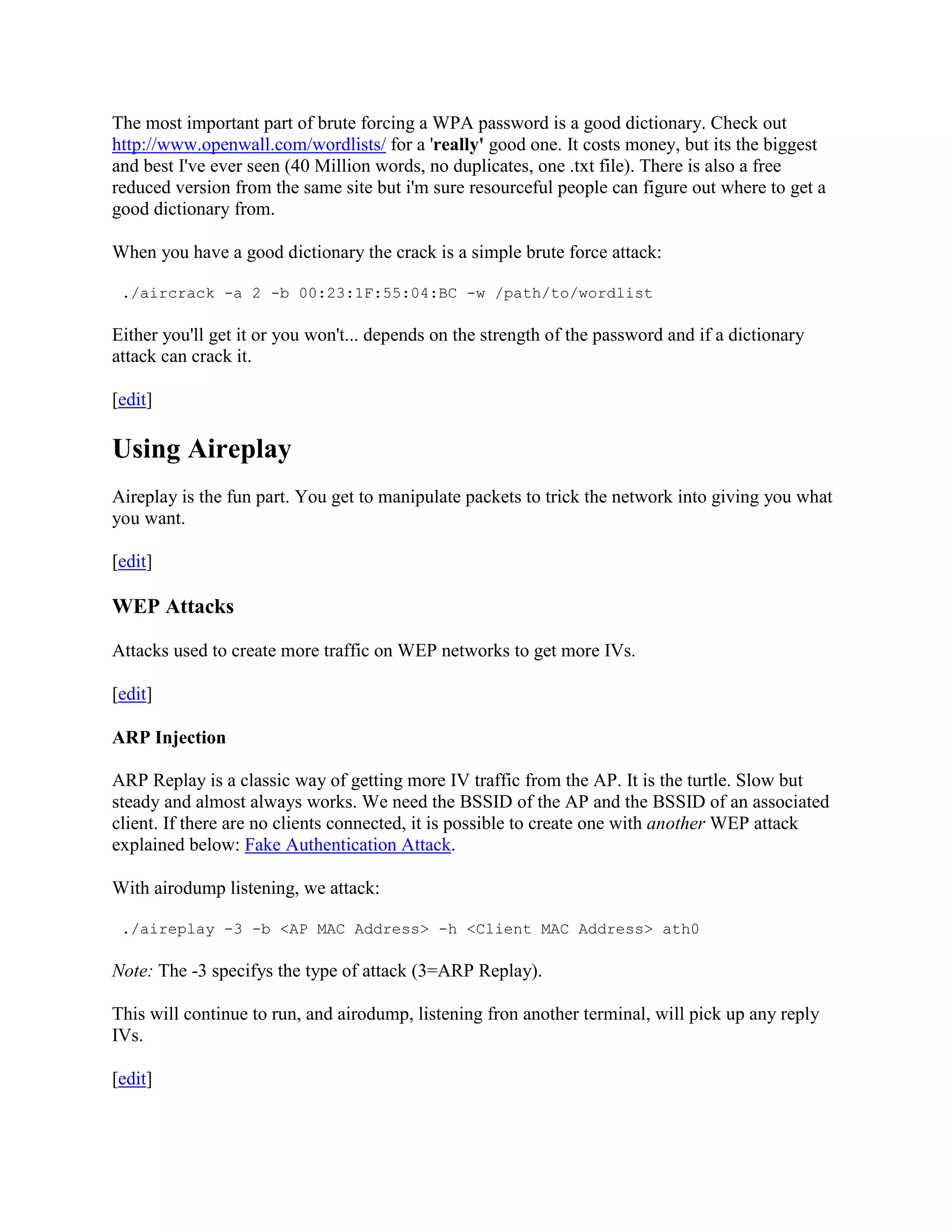Cracking Wep And Wpa Wireless Networks