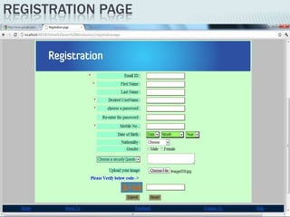 REGISTRATION PAGE
 