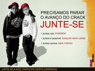 CRACK NEM PENSAR | EU APOIO