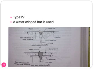  Type IV
 A water cripped bar is used
18
 