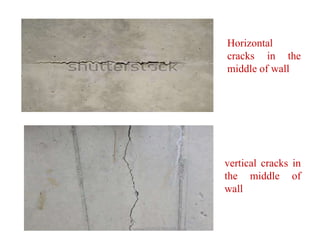 Horizontal
cracks in the
middle of wall
vertical cracks in
the middle of
wall
www.CIVILSCHOLAR.com
 