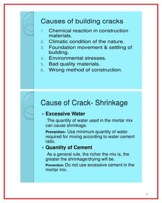Cracks in buildings | PDF
