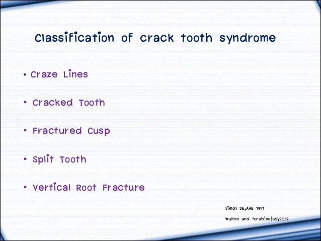 Cracked Tooth Vertical Root Fracture