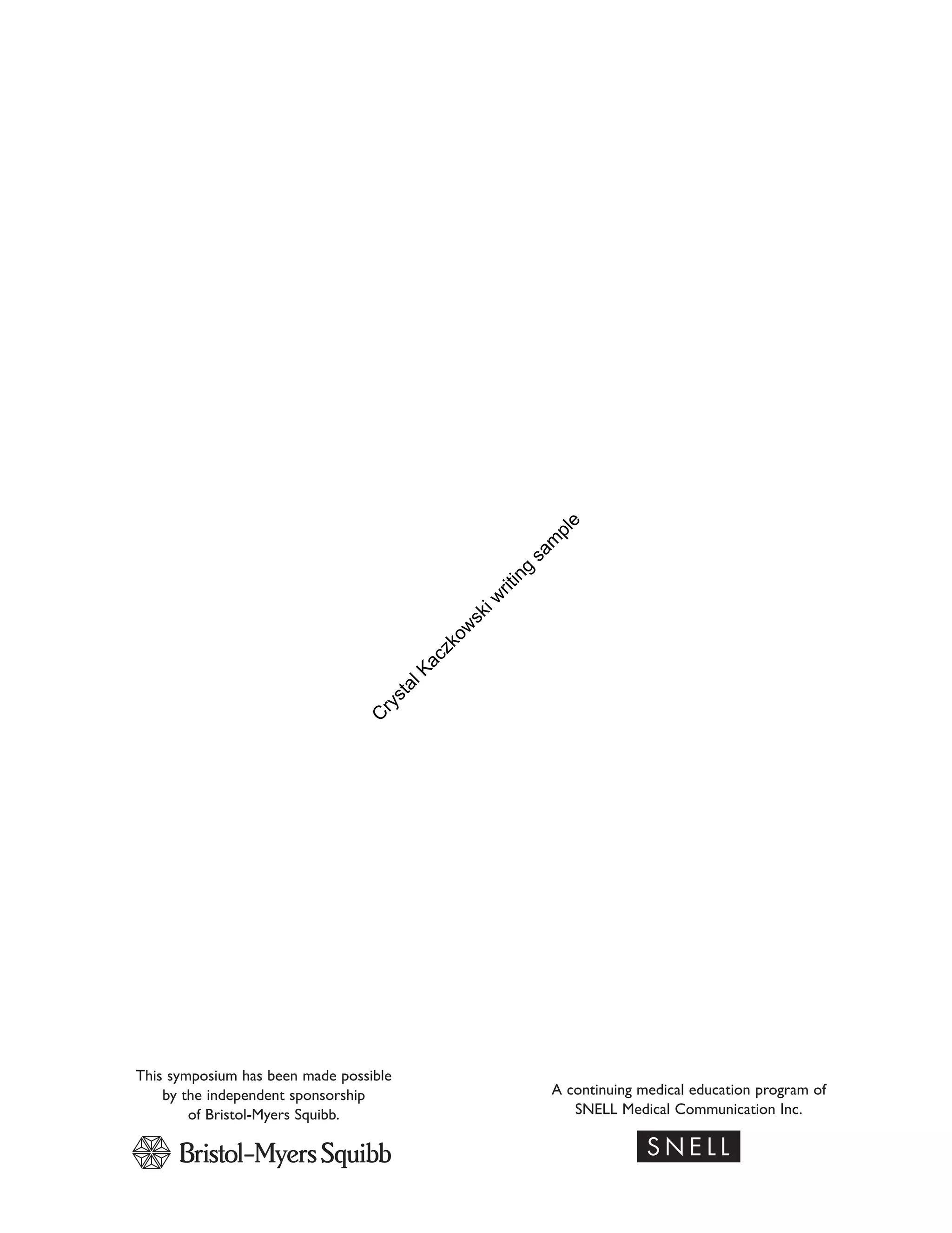 Rhematoid Arthritis_CME symposium program abstracts and introduction written by Crystal Kaczkowski