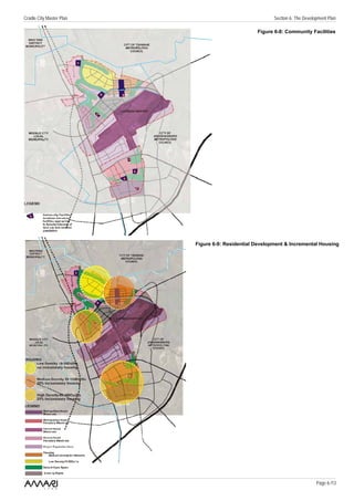 Cradle City Master Plan                                  Section 6: The Development Plan

                                                  Figure 6-8: Community Facilities




                          Figure 6-9: Residential Development & Incremental Housing




                                                                              Page 6 /13
 