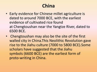 When Was Rice Invented Cradle of civilizations | PPTX