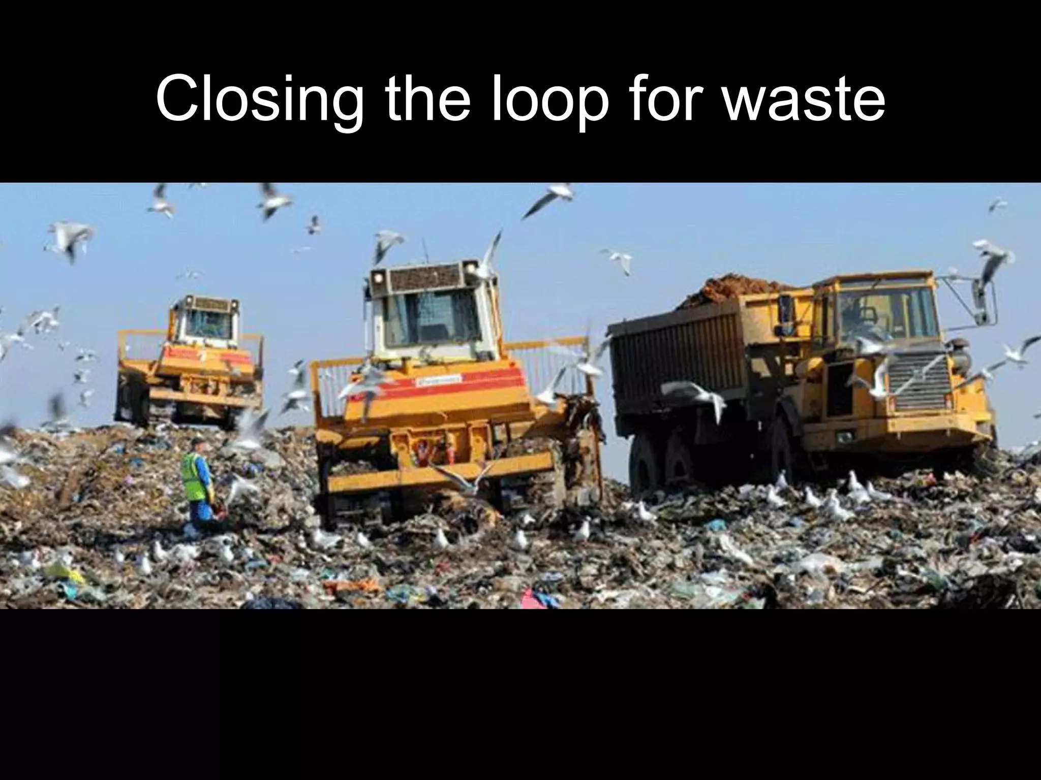 Closing the loop for waste
 