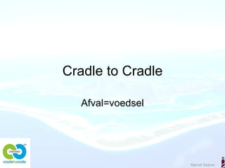 Cradle to Cradle Afval=voedsel 