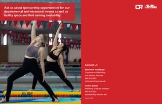 Advertise with Ole Miss Campus Recreation | PDF